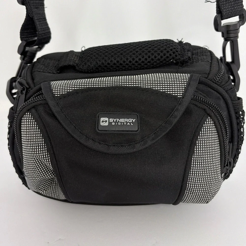 Synergy Digital‎ Camera Bag Black Gray Compact Shoulder Case with Strap